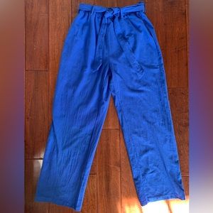 Women’s Vintage Cobalt Blue Wide Leg Pants Size Small (4/6)
